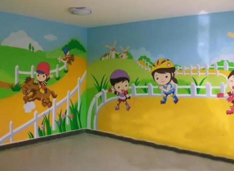 太康幼儿园墙体彩绘制作流程及注意事项