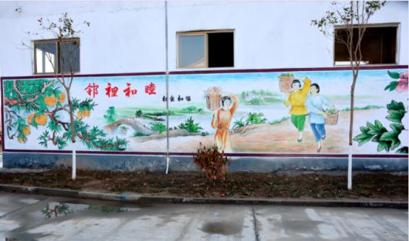 太康乡镇文化墙 乡风文明焕发新活力