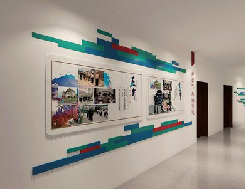 太康企业文化墙用什么材料好？